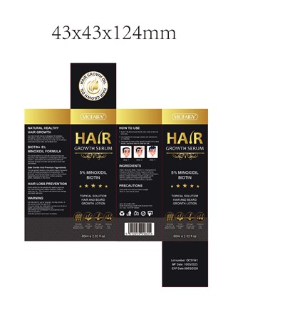 Label (Hair Growth Serum Labeling)